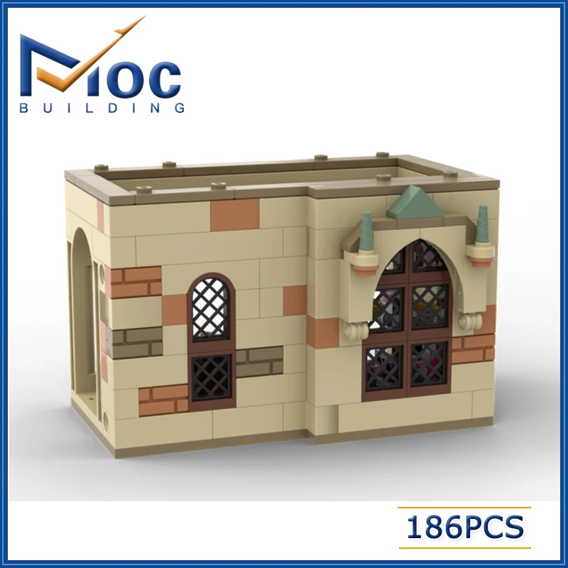 189PCS HP Modular Classic Movie MOC Office Building Block Model DIY Assembly Brick DIY Toy For Gift MOC-140086