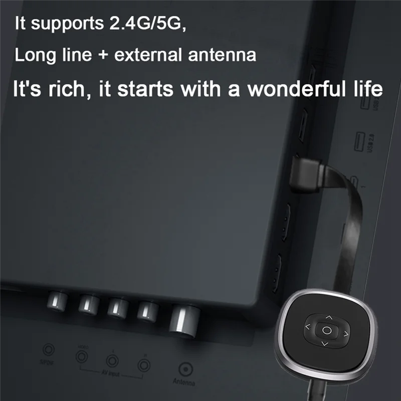 A98Z Receiver G22 2.4G/5G 4K Miracast Wireless For DLNA Airplay HD TV Stick Wifi Display TV Dongle Receiver For IOS Android Wind