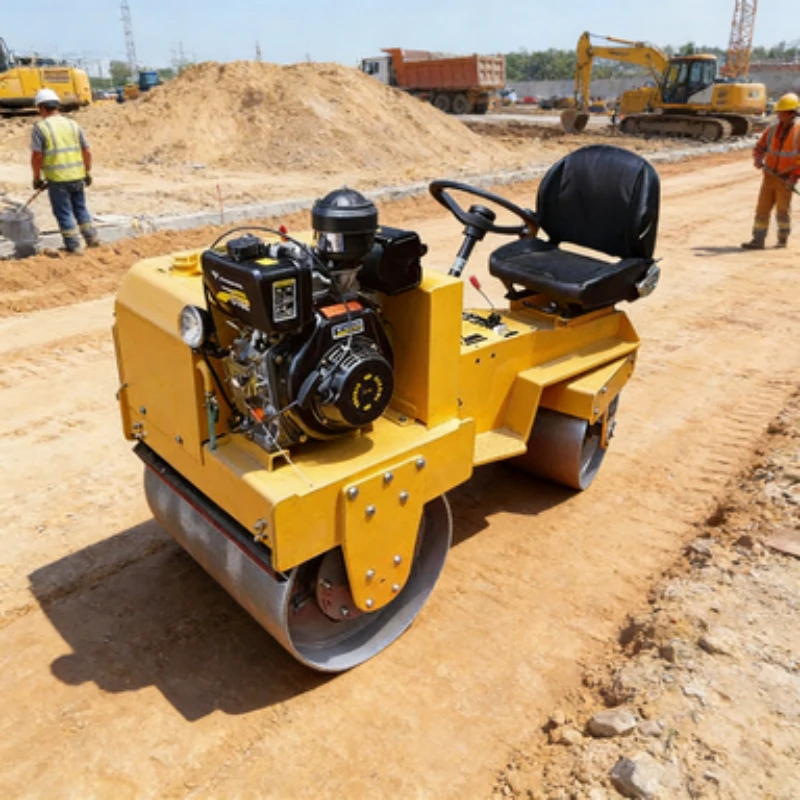 8 Ton Tandem Road Roller Powerful Compactor For Highway And Infrastructure Projects