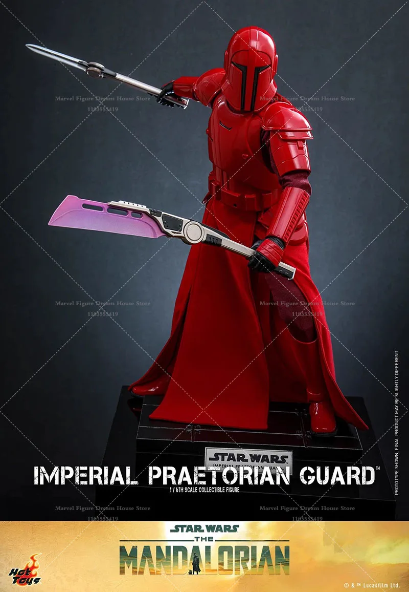 Oryginalny HOTTOYS HT TMS108 Figurka kolekcjonerska Star Wars Mandalorian Imperial Guards w skali 1/6, około 30 cm, męski, pełny zestaw, figurka akcji S