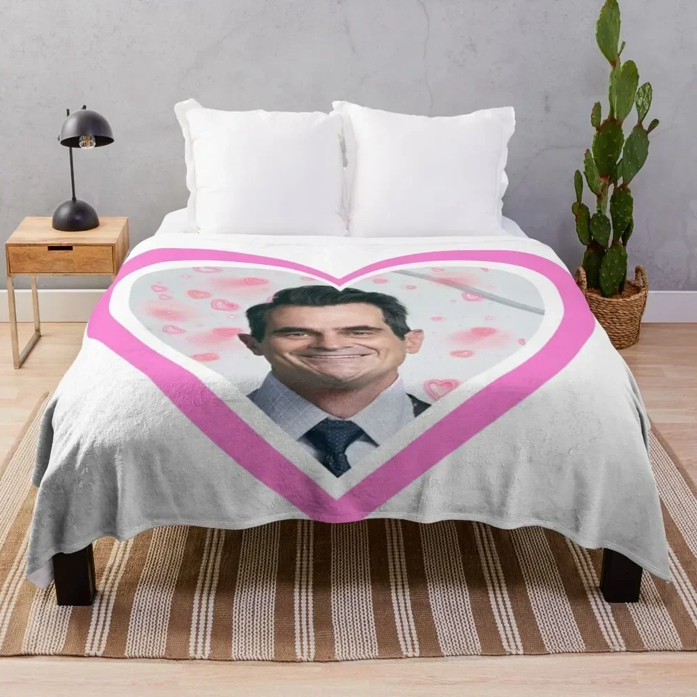 Modern family: Phil Dunphy heart Throw Blanket