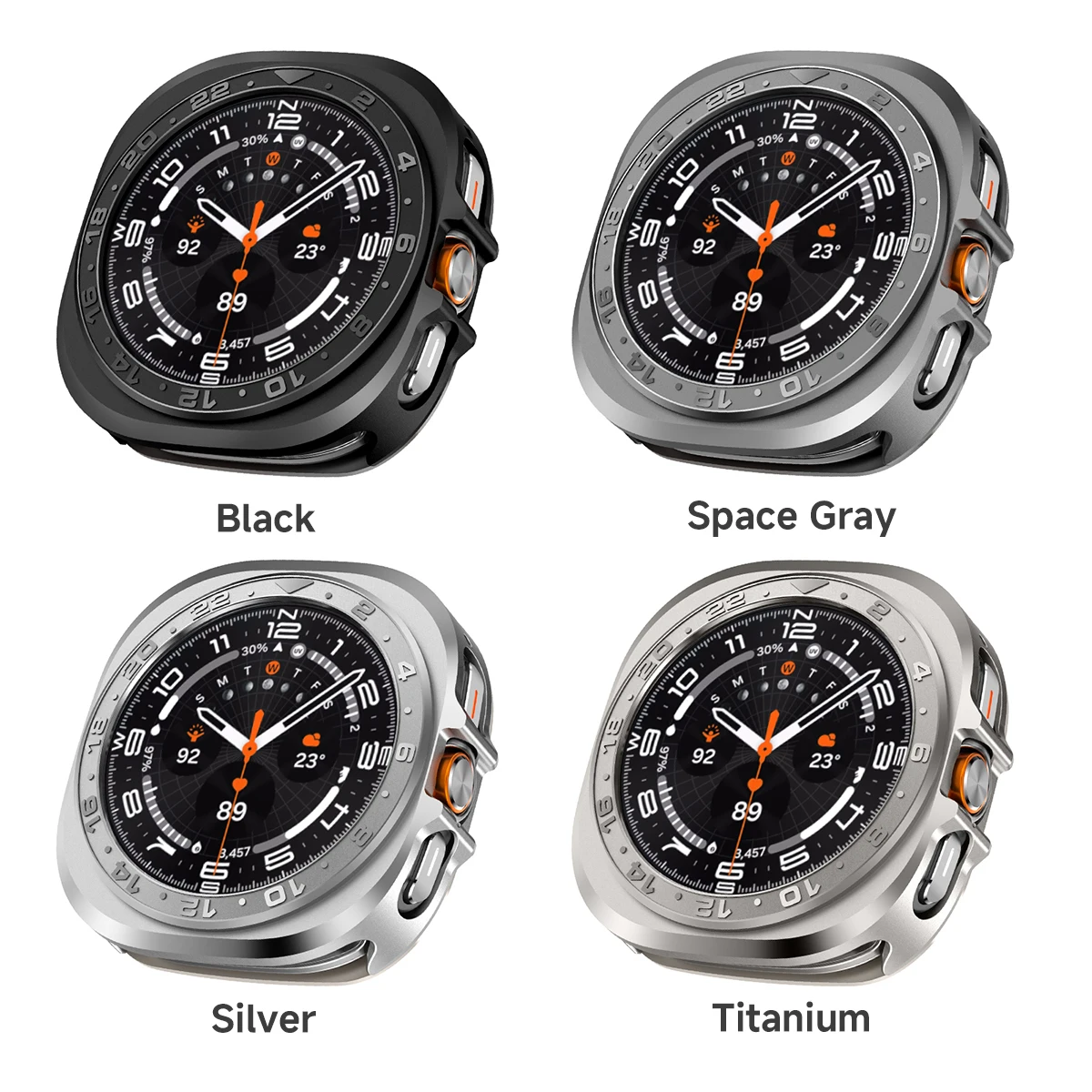 Aluminium Alloy Metal Bumper for Samsung Galaxy Watch Ultra 2025 Protective Case Cover for Samsung Galaxy Watch Ultra 2024 47mm image 2