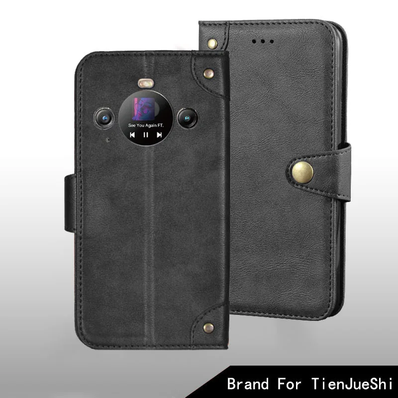 For Blackview BL9000 case Metal Buckle retro Leather Back Case for Blackview BL9000 Cover Accessories