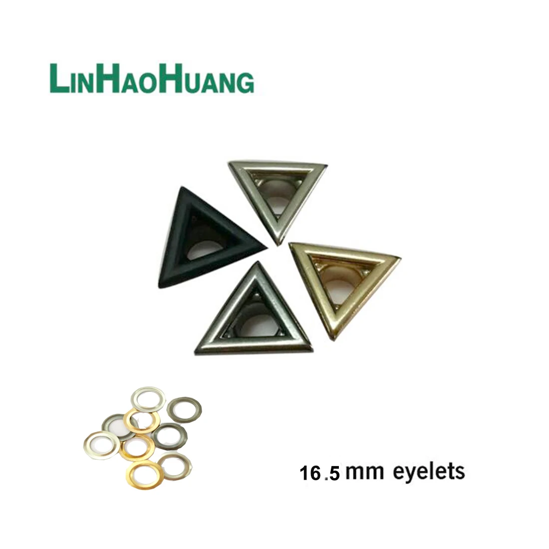 50sets/lot 16.5mm  Metal Zinc Alloy Eyelets With Washer Star Shape Metal Grommets Nickle/Black nickle/Light Gold