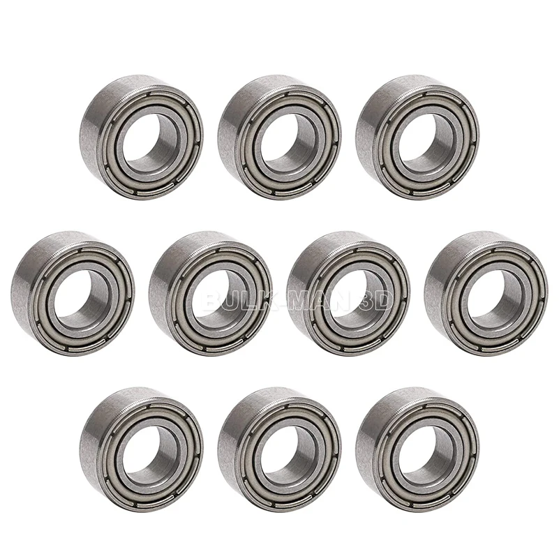 

10pcs/lot MR105zz 5*10*4mm V-Slot Micro Deep Groove Ball Bearings for Mini V Wheel Kits