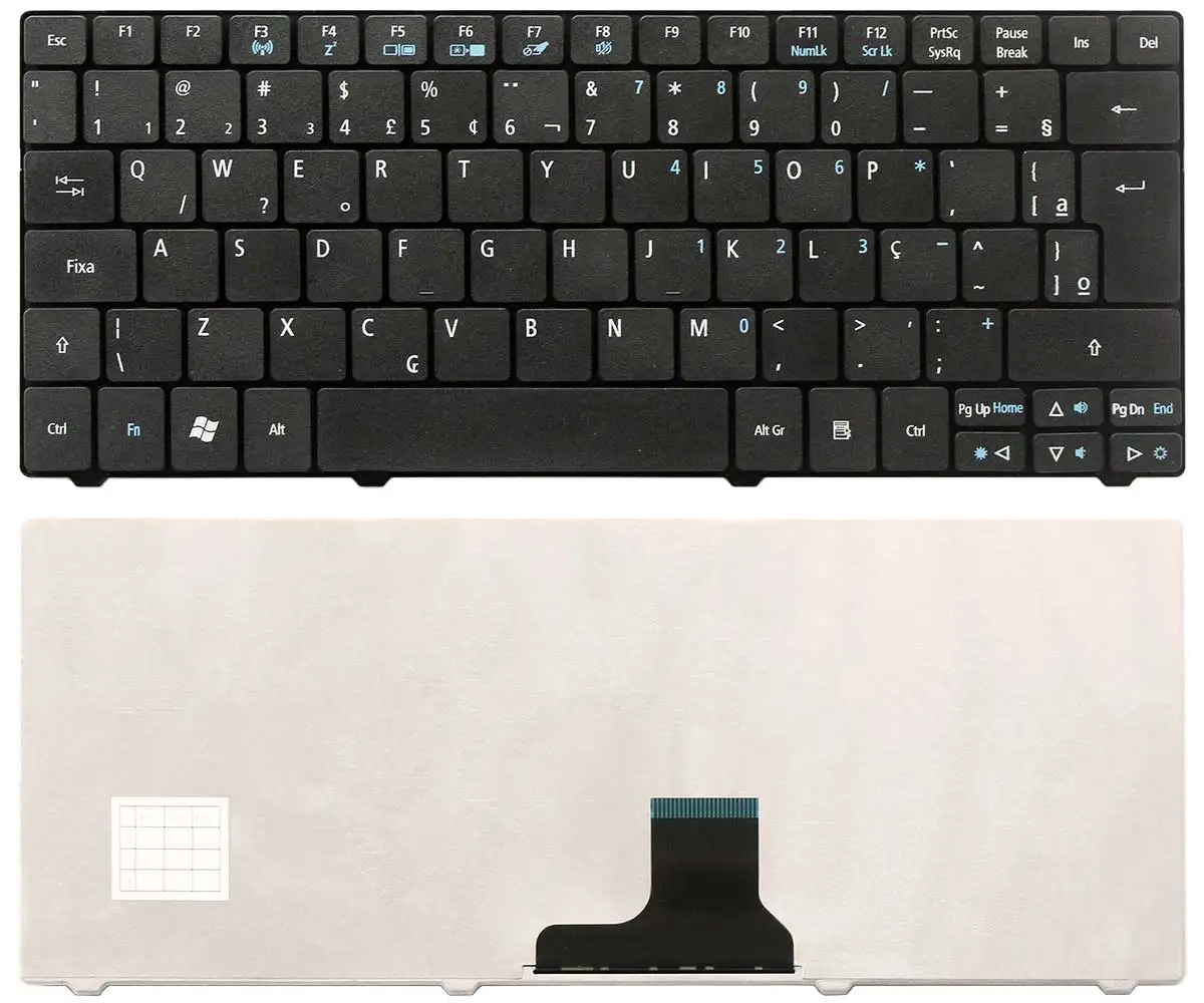 Teclado Compatível Notebook Acer One 1410 1410T 1810 751 722 Ao751h Ao-722 722-bz197 722-bz454 Za5 Zh7 Mp-09b96pa-920