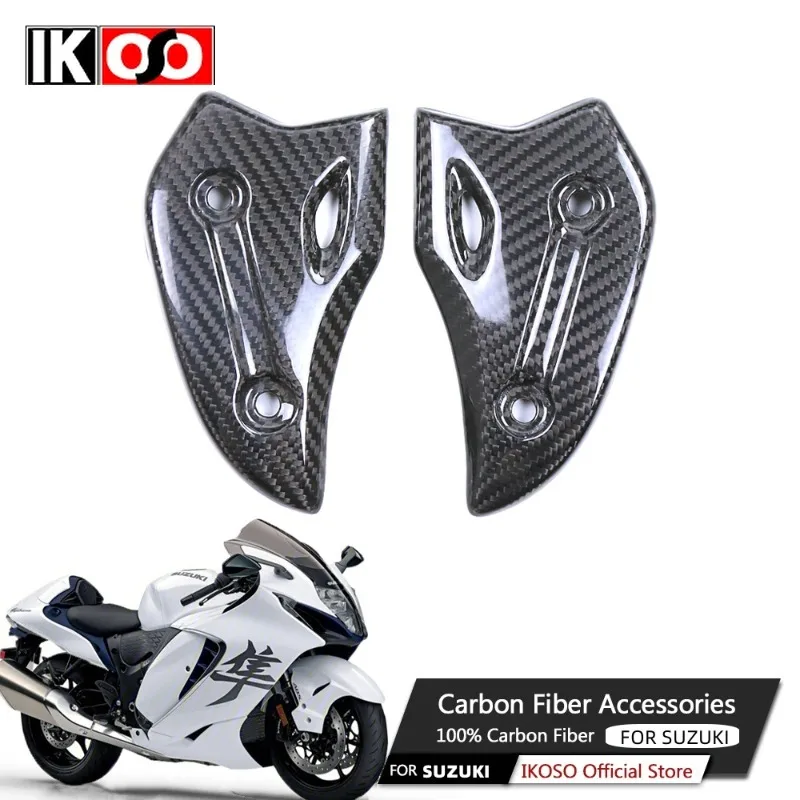 

For Suzuki GSX1300R Hayabusa 2021 2022 2023 2024 Motorcycle Accessories Foot Pedal Heel Guard 3K Full Carbon Fiber Fairing Kit