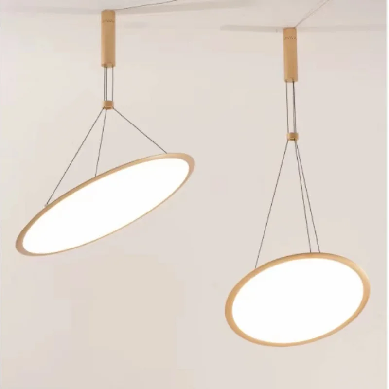 Modern LED Large Disc Chandelier Dining Room LED Pendant Light Modern Designer Living Room Ceiling Light Coffee Shop Bar Bedside