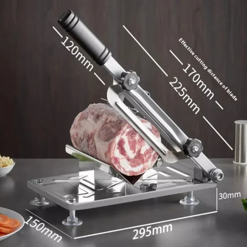 Pork Belly Vegetable Slicer Frozen Meat Processor Cutting Machine Mutton Rolls Cutter Fruit Easy Slicer Kitchen Accesory New