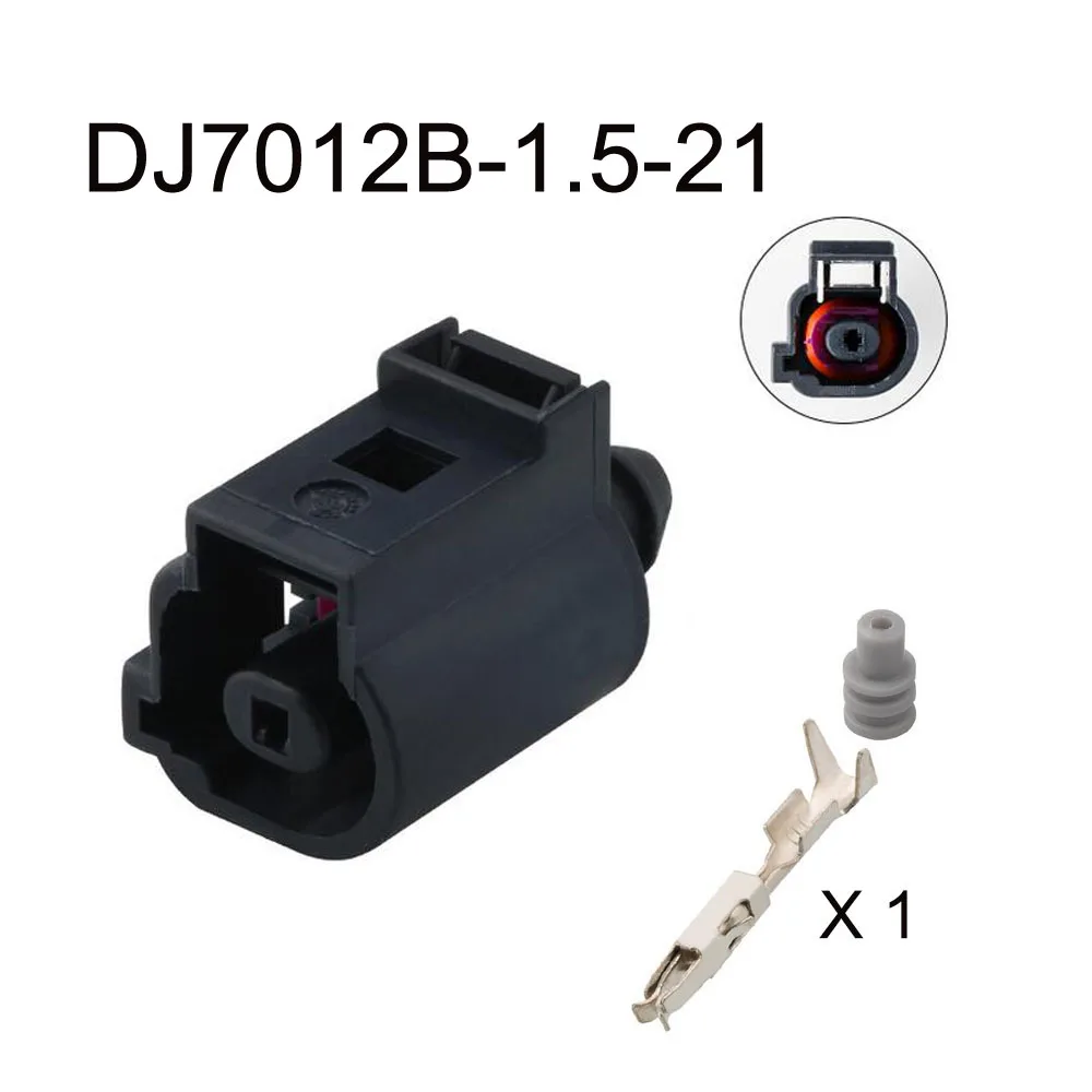 200SET 1J0973701A car wire connectors terminal 1 pin automotive waterproof plug female male socket