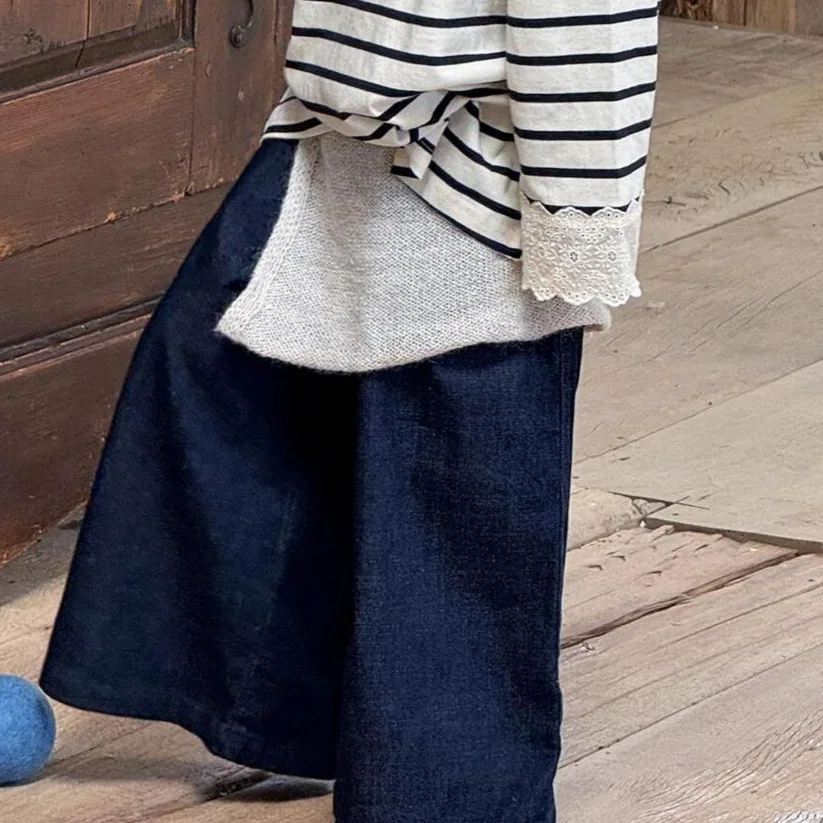 

Girls Skirt Layer Wearing 2025 New Versatile Two-color Yarn Tied Fart Curtain Solid Tied Apron Simple Fashion Children Clothing