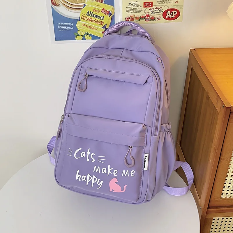 Girl School Bag Backpack Back Pack For Teenager Women Children Female Pink Schoolbag Primary High Bagpack Class Teens Child Kids