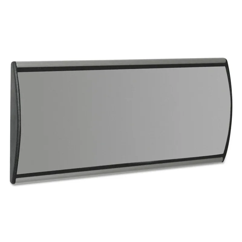 

People Pointer Wall/door Sign, Aluminum Base, 8.75 X 4, Black/silver