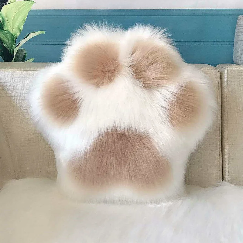 

INS Cute Cat Paw Pillow Kawaii Panda Paw Cushion Bedside Waist Cushion Chair Sofa Car Home Decor Soft Plush Stuffed Toy Kid Gift