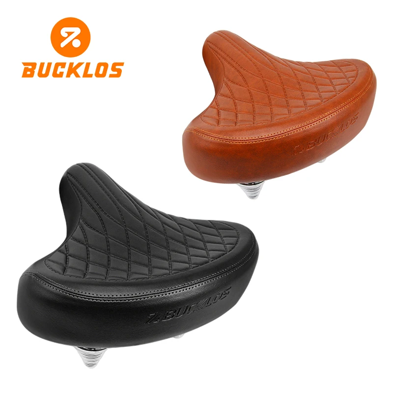 AliExpress BUCKLOS Bike Saddle Soft Bicycle Seat Cushion Comfort Widen Thicken Ergonomic MTB Road Cycling Seat Shock-Absorbing Bike Chair