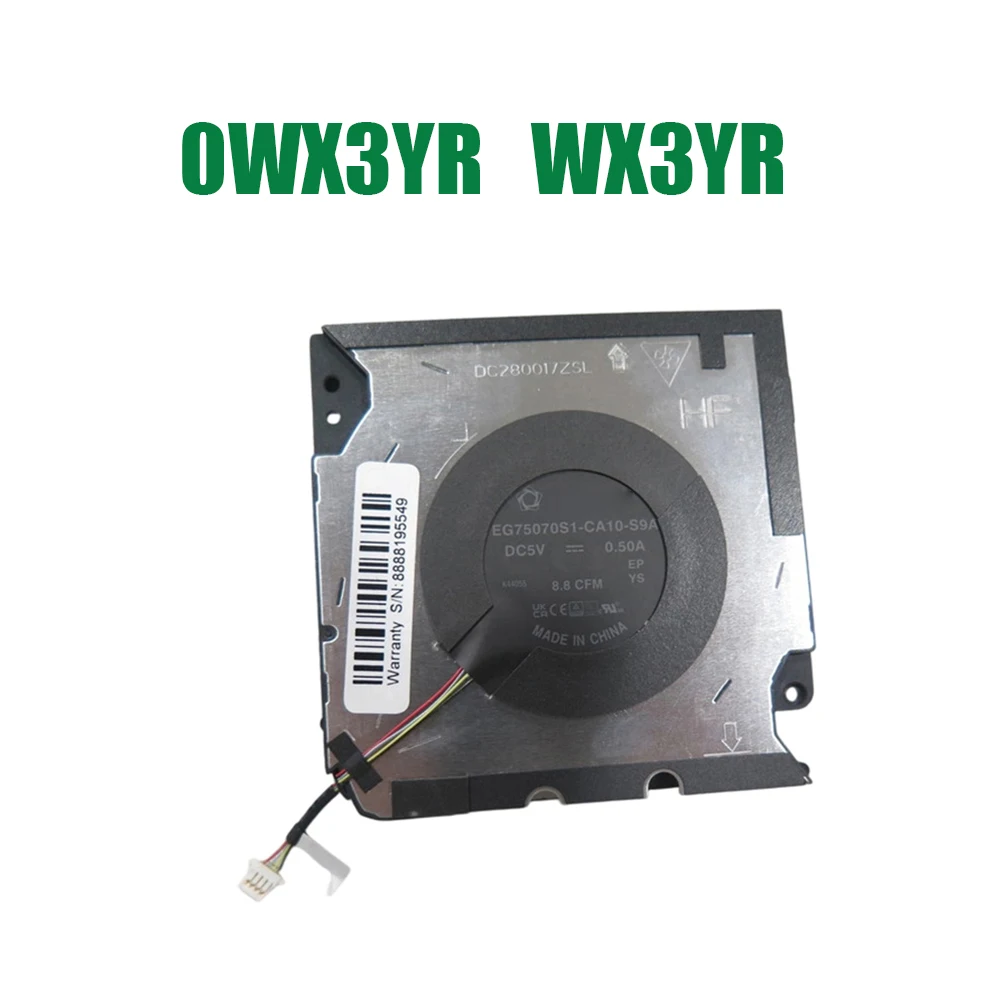 C=For  DELL  Precision 5690 0WX3YR WX3YR EG75070S1-CA10-S9A DC280017ZSL DC5V 0.5A  Discrete Graphics DIS Laptop CPU Fan