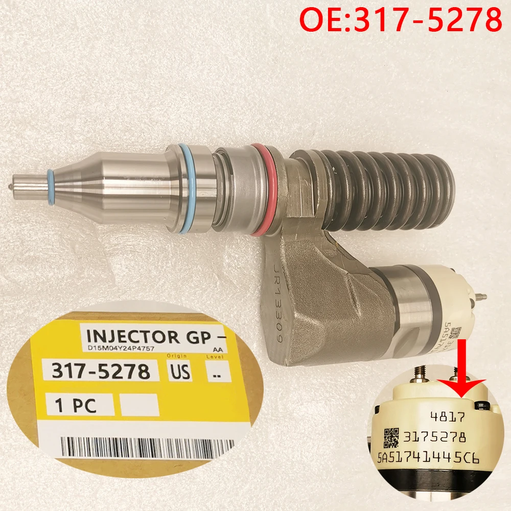 

For 317-5278 3175278 Fuel Injector Common Rail Injector for C10 C11 C12 C13 Engine High Quality Spare Parts