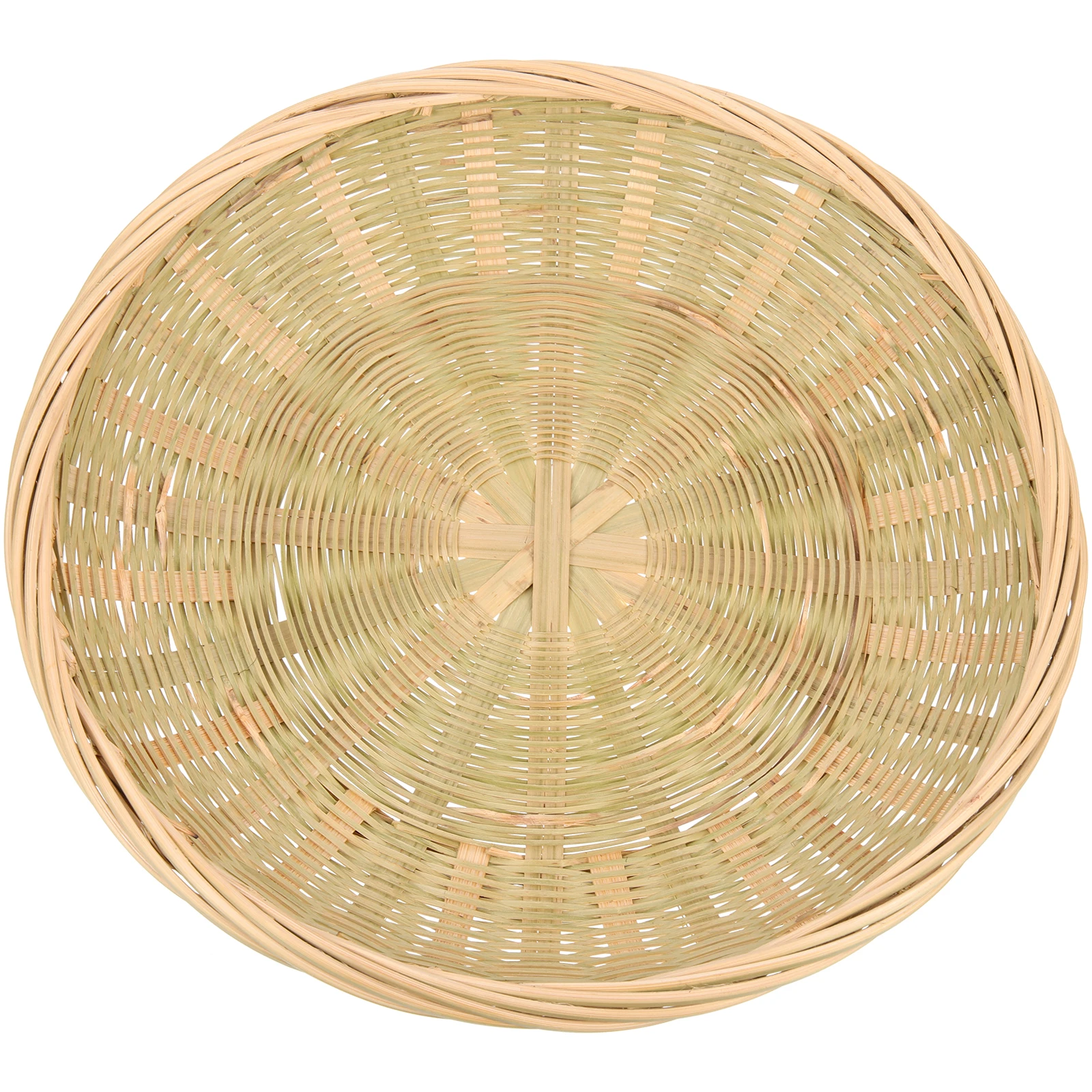 

Bamboo Fruit Plate Small Basket Kitchen Container Tea Tray Holder Woven Dry Fruit Basket Dessert Plate Snack Tray Bamboo Dish