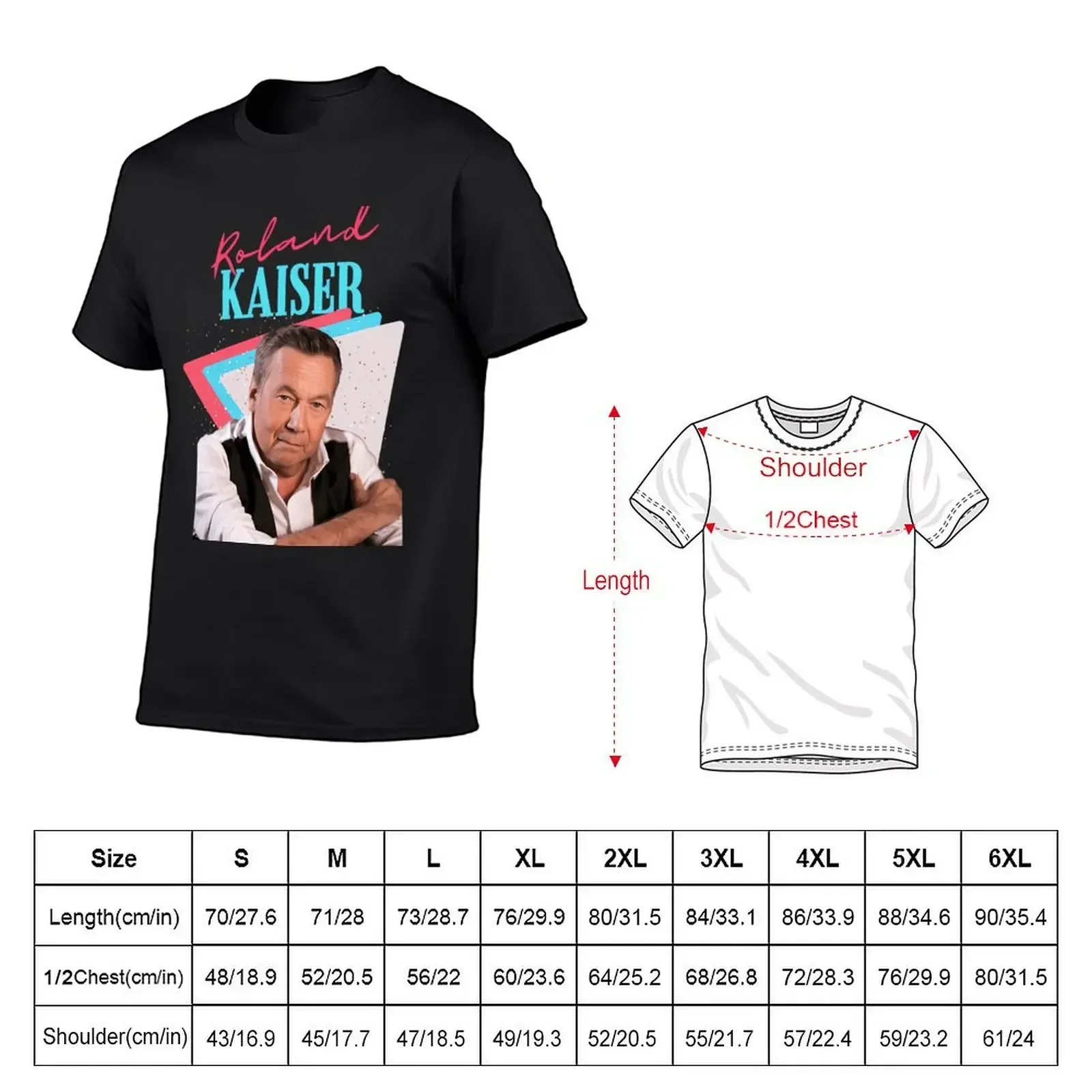 Roland kaiser - rip Roland kaiser - rest in peace Roland kaiser T-Shirt quick drying mens graphic t-shirts big and tall