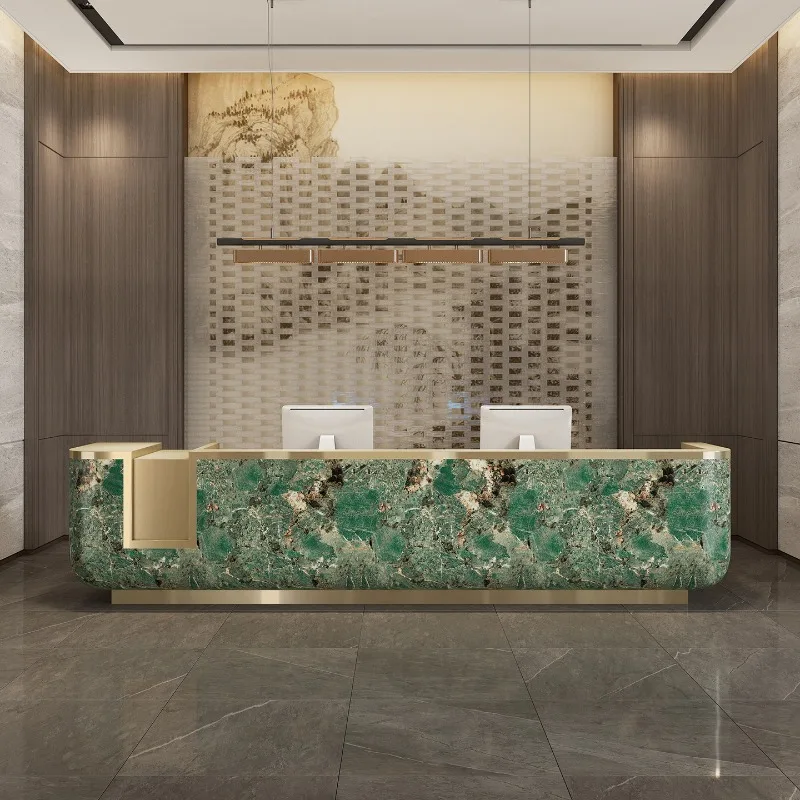 Events Display Reception Desk Organizer Office Corner Modern Reception Desk Salon Unique Recepciones Para Negocio Home Furniture