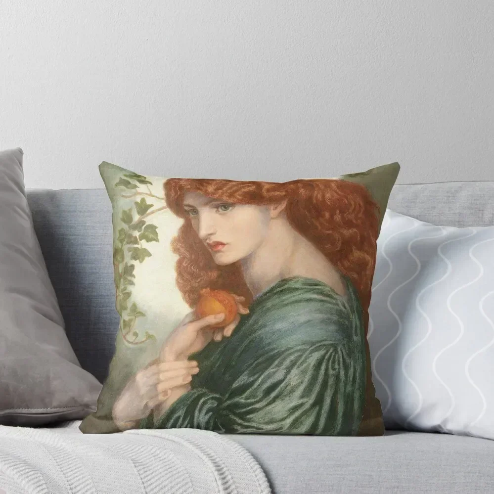 

Proserpine Dante Gabriel Rossetti, painted in 1874 Throw Pillow christmas supplies christmas cushions covers pillow