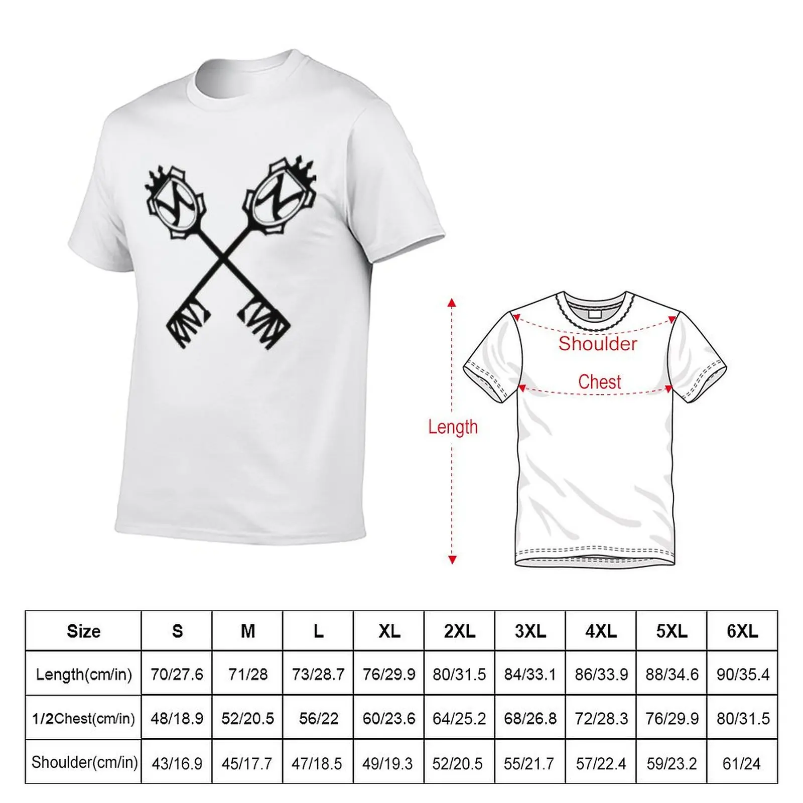 Key Symbol (Twisted Wonderland) T-shirt plus sizes sublime fitted t shirts for men