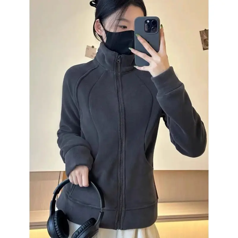 

Флисовая толстовка без шапки, женская многоцветная всесезонная клетчатая рубашка с рукавами «летучая мышь» с рюшами и круглым вырезом, розовая лента на шнуровке, трехцветная женская