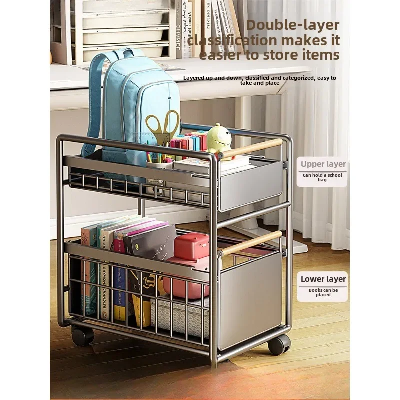 

Adjustable Multi-Layer Book Storage Rack for Home, Toy and Snack Organization