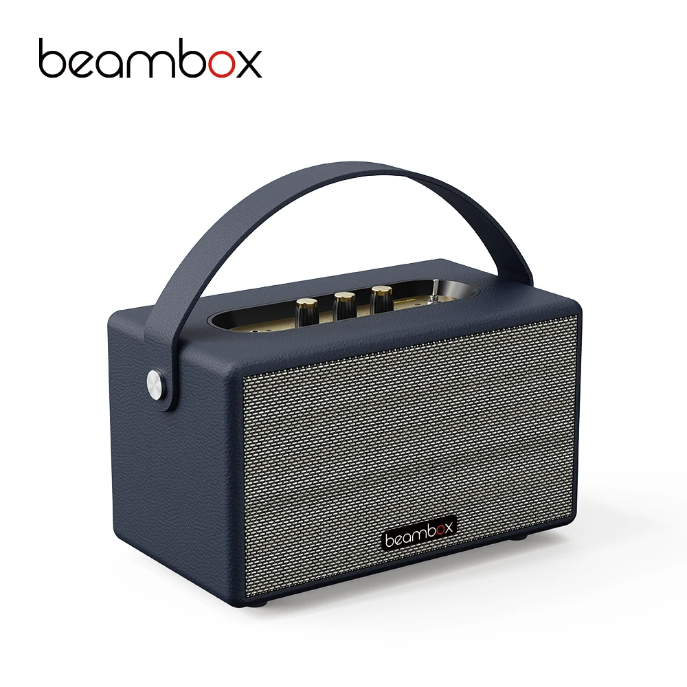Hot Selling  Product High Soundcore Plus I Dual 3.5inch Wood Speaker Cover Leather Retro 4 Loudspeaker Enclosure Speakers
