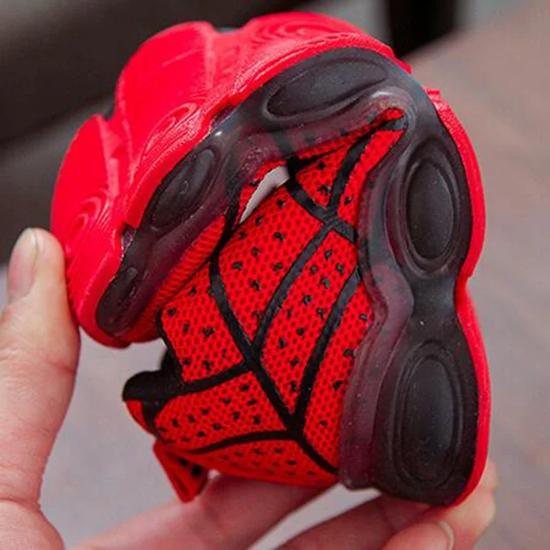 New Baby Girls Led Light Shoes Boys Cartoon Disney Spiderman Casual Sneakers Kids Spring Autumn Toddler Sport Flat Running Shoes