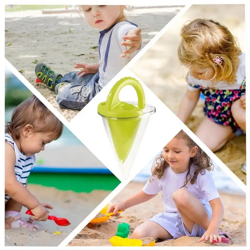 Spilling Funnel Sand Castle Building Toy Creative Funny Sand Strainer Toys Digging Sand Kit Summer Outdoor Toys for Kids