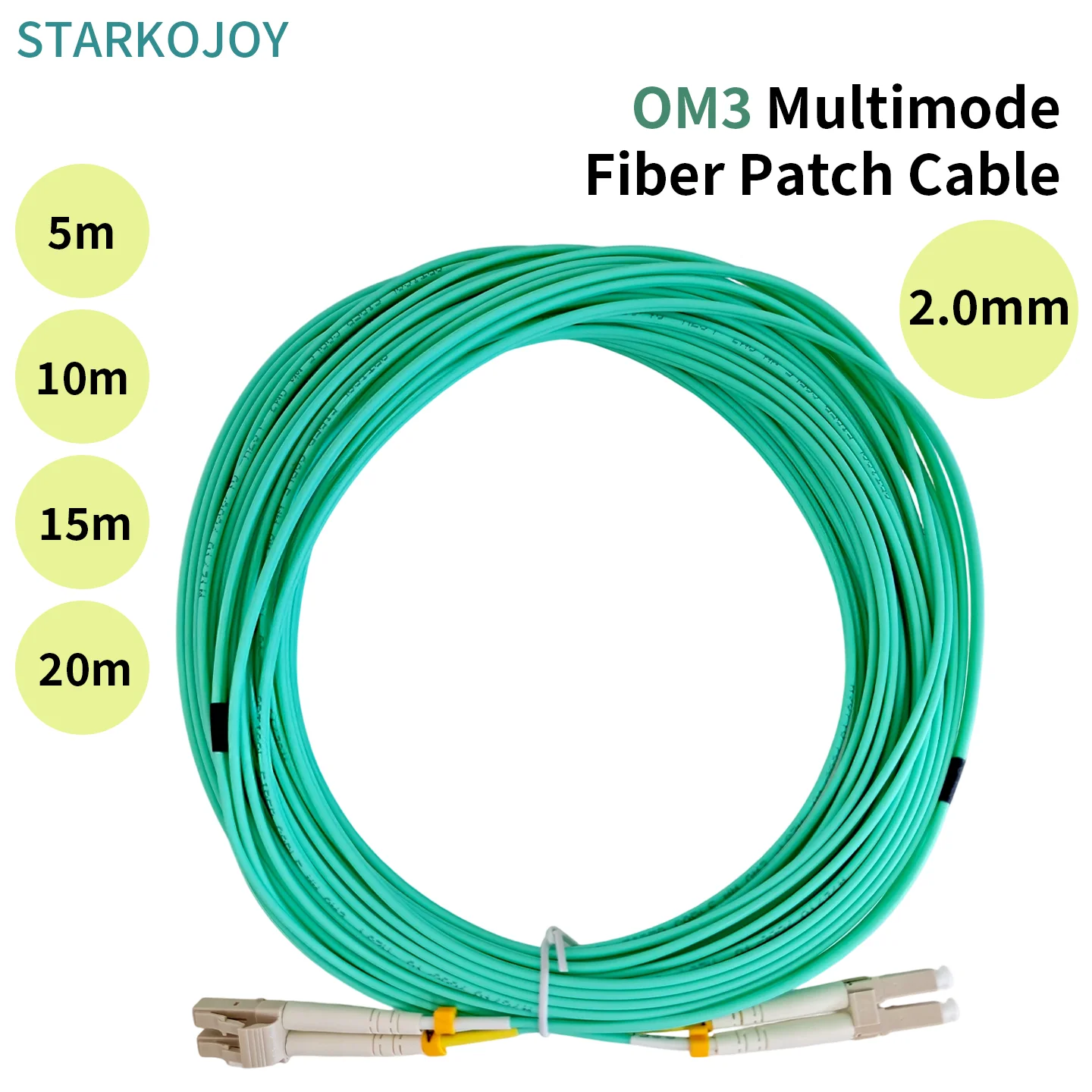 starkojoy-5m-10m-15m-20m-20mm-om3-lc-upc-multimodo-duplex-10gb-cabo-de-remendo-de-fibra-lszh-comprimentos-personalizaveis-com-revestimento