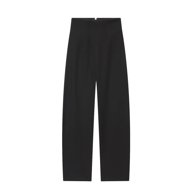 ETJ 2025 dames nieuw modeontwerp driedimensionaal gesneden slank colbert met hoge kraag en bijpassende casual broek