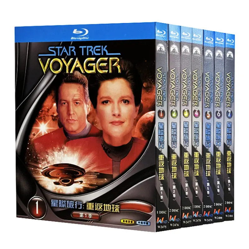 

Blu-ray Ultra HD TV Series Star Trek Voyager Seasons 1-7 Box Set