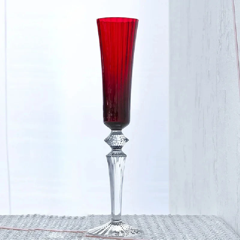 French Crystal Glass Red Wine Glass, High-End Wedding Dinner Gift Champagne Glass