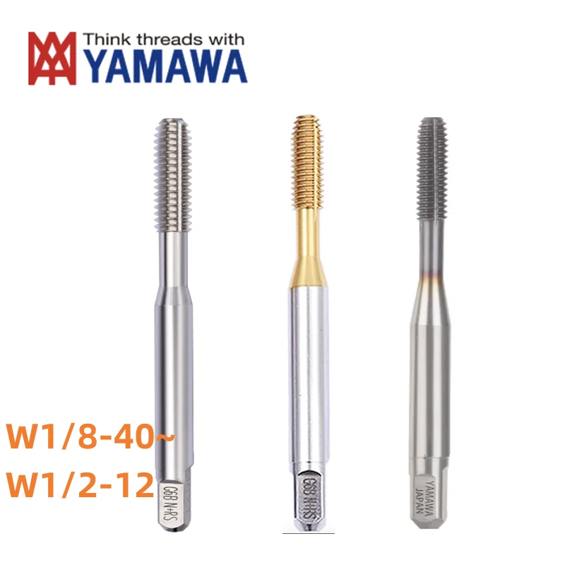 

1PCS YAMAWA HSSE British Forming Tap TIN TICN W1/8 5/32 3/16 7/32 1/4 5/16 3/8 7/16 1/2 Machine Screw Thread Taps