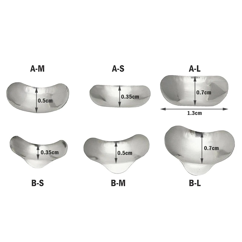 100 Pcs/Set Dental Sectional Contoured Matrices Matrix Ring Delta Wedges Filling Metal Matrices Bands Dental Matrix Sectional