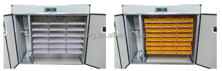 Fully automatic 528 egg incubator small chicken egg incubator for poultry farm mini egg hatching machine