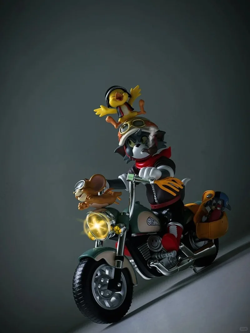 52Toys Tom And Jerry Action Figure Retro Motorcycle Tom Cat