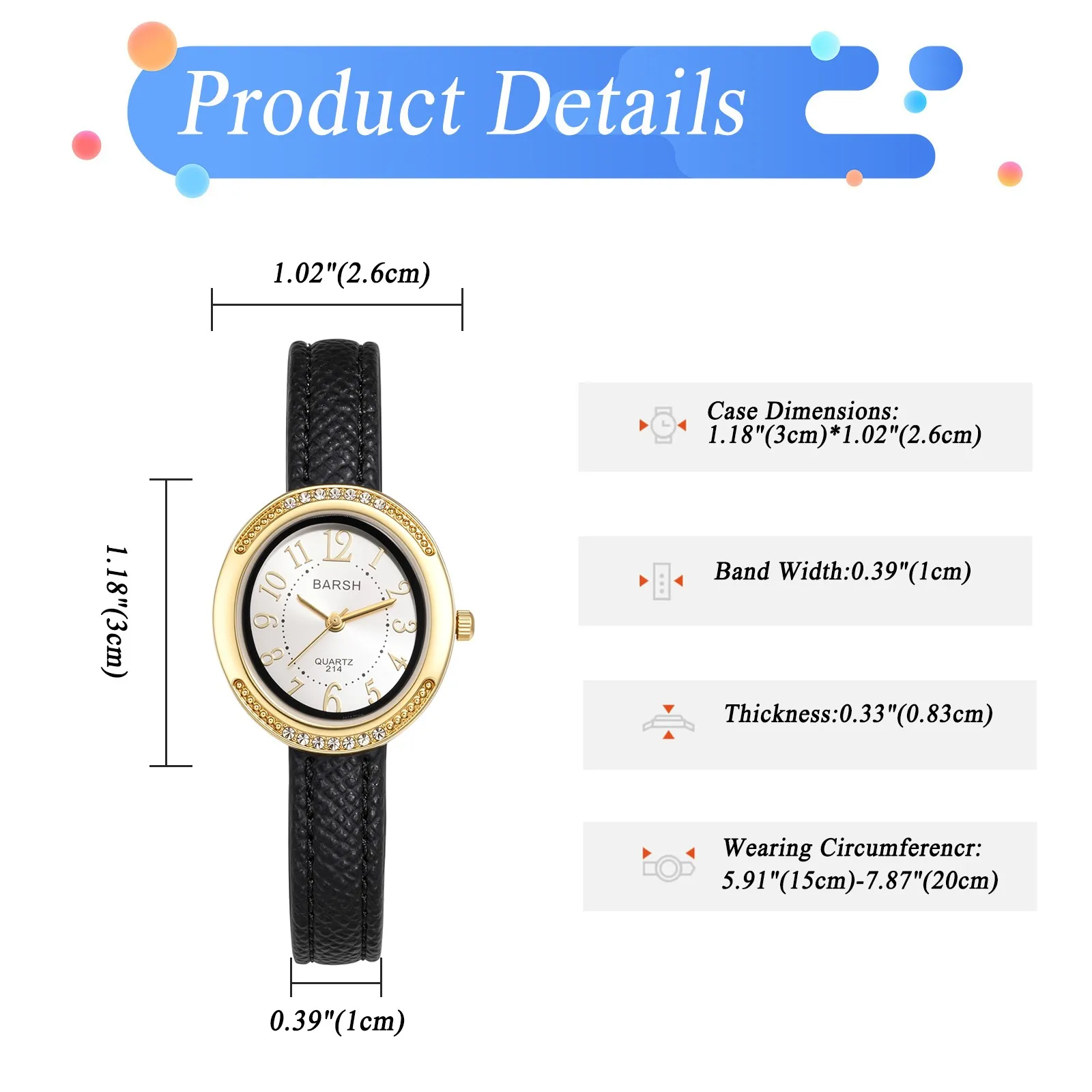 Luxury Women Oval Quartz Watch Elegant Rhinestone Case PU Leather Strap Business Casual Female Clock Ladies Dress Wristwatch