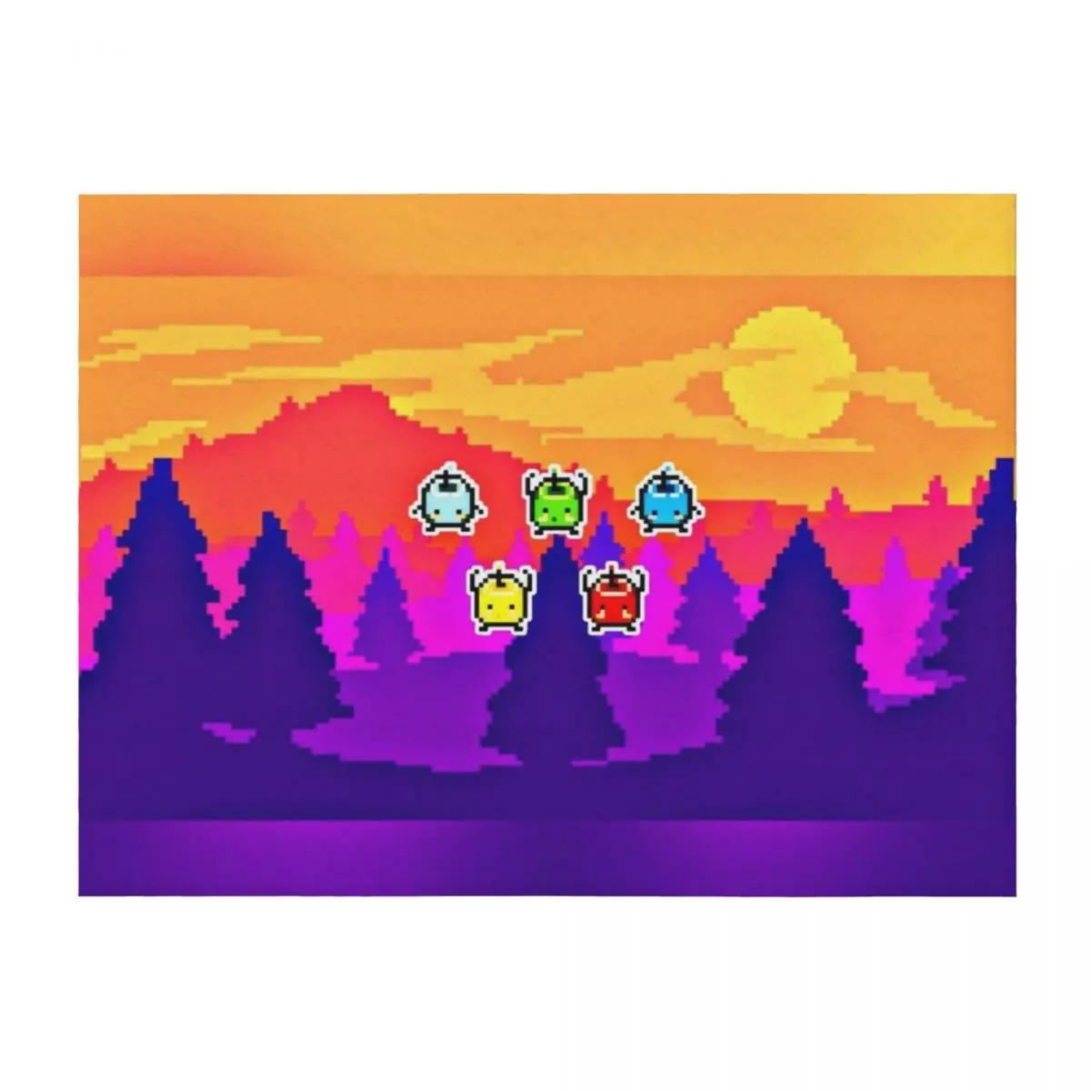 

Stardew valley junimos Throw Blanket Vintage Sofas Luxury Throw Thermals For Travel Blankets