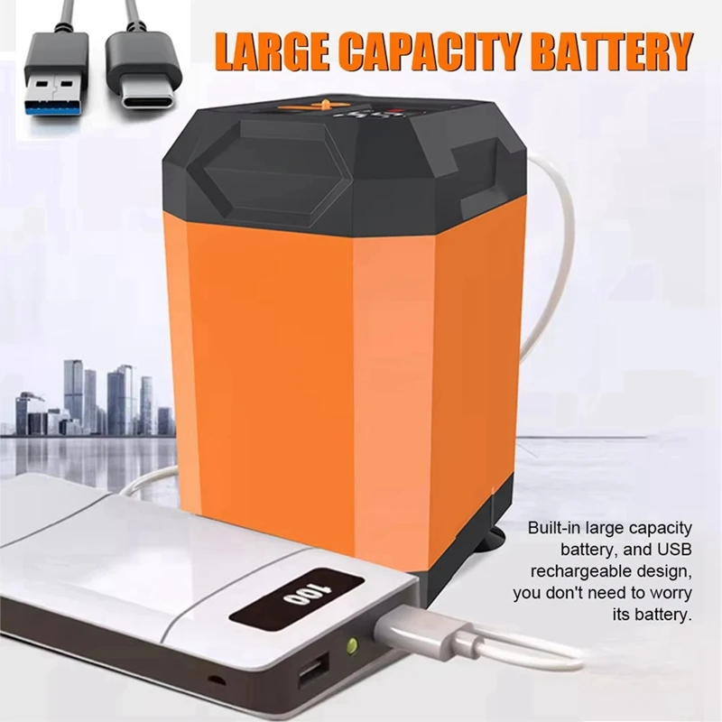 As melhores ofertas 9000mah portátil acampamento chuveiro ao ar livre bomba de chuveiro elétrico recarregável grande capacidade caminhadas viajar showe