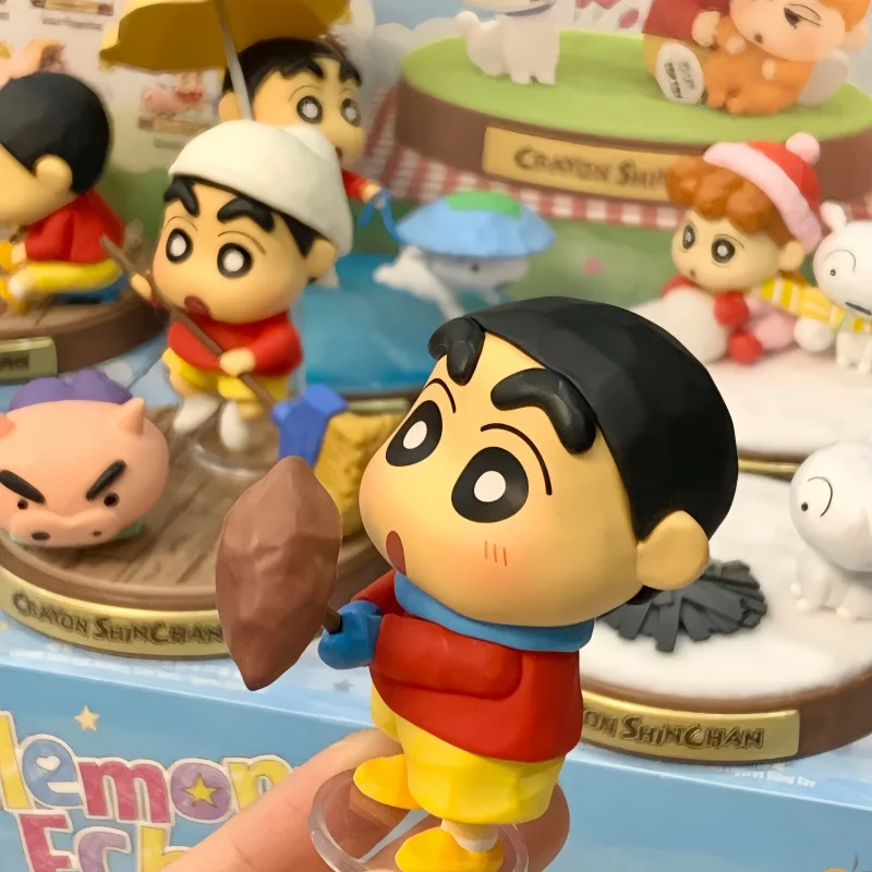 

New Crayon Shin Chan Memory Echo Series Blind Box Caixa Sorpresa Girls Anime Figures Cute Mystery Box Model Kids Birthday Gifts