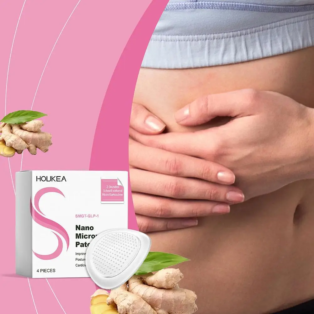 

4pcs/box Body Slimming Patches Care For Cardiovascular Health, Improve Skin Quality, Reduce Fine Lines And Pores