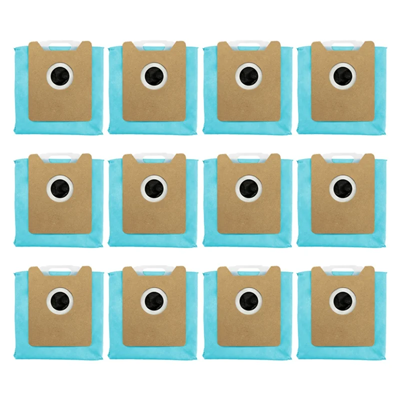ABUD-12 Buah Kantong Debu untuk Eufy G40 +/G40 Aksesori Penyedot Debu Robot Hibrida Kantong Debu Sampah Rumah Tangga