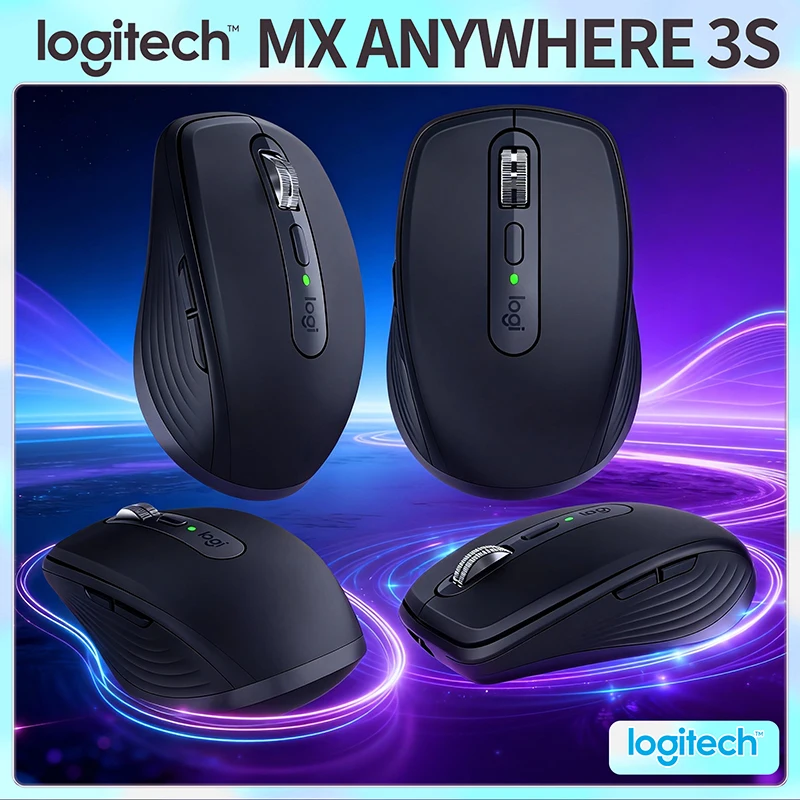 

Logitech MX Anywhere 3S Silent Bluetooth Wireless Mouse Charging MAC Laptop Desktop Computer Office