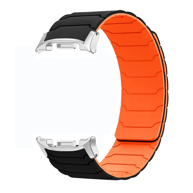 Magnetisches Silikonarmband für Samsung Galaxy Watch Watch Ultra 2025, 47 mm, Armband für Galaxy 8 40 mm, 44 mm/8, klassisches 46 mm Sportarmband