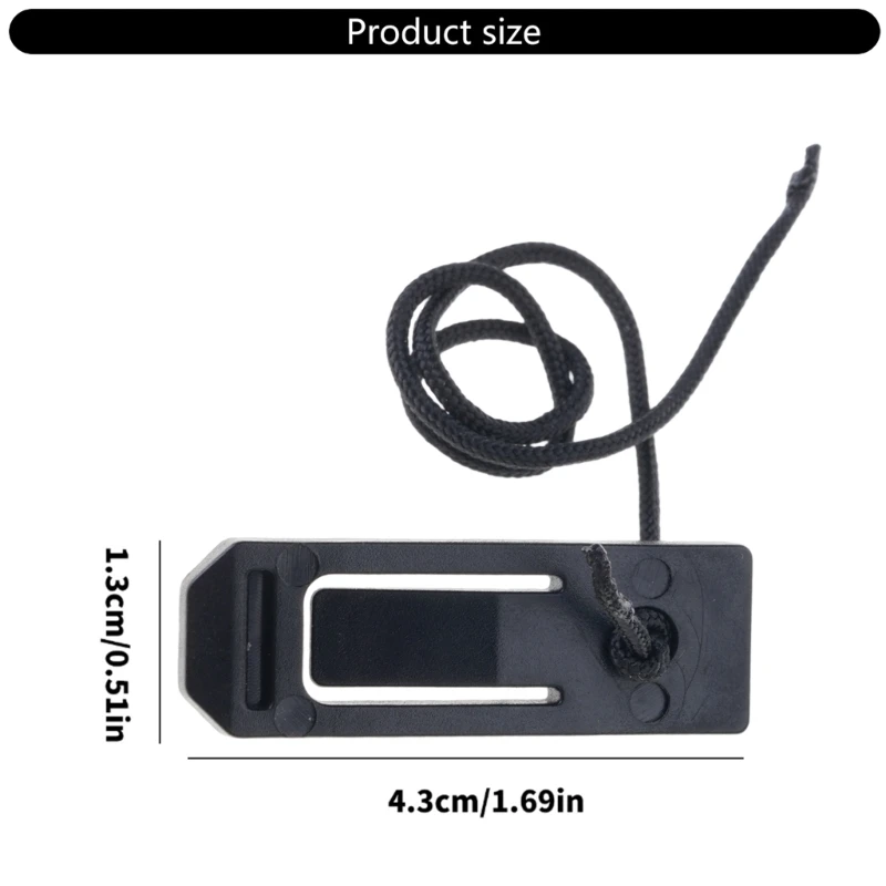 Immagine 7: 4 Pezzi Clip per Pinna da Surf 43*13mm, Clip per Coda di Paddleboard, Separatore d'Acqua, Clip per Pinna da Sci Nautico