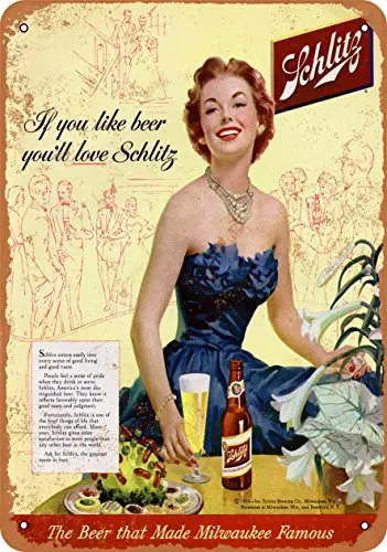 Metal Sign - Schlitz Beer - Vintage Look 2