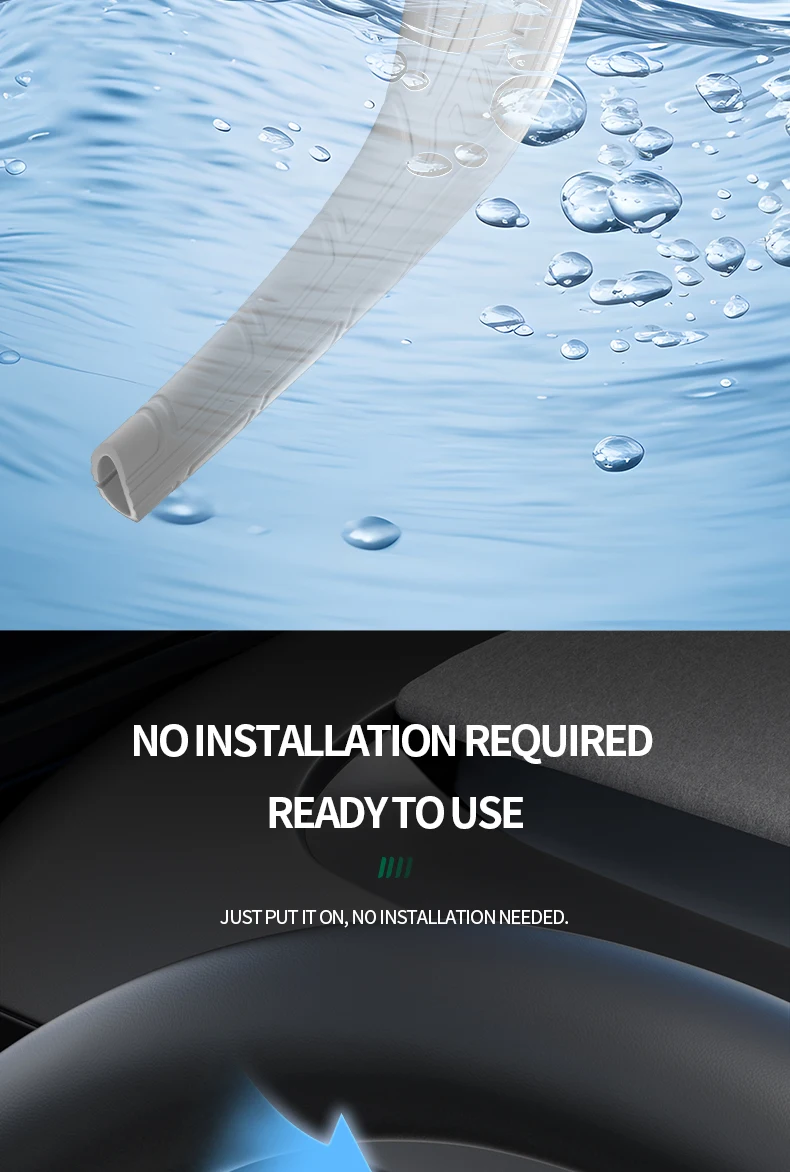 Für Tesla Model Y Juniper, Model 3 Highland & Model YL (2025-) Silikon-Lenksäulen-Schalthebelabdeckung Gangschaltungsschutz – Detail 10